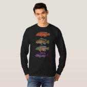 Groepervis Gevist Zee Golfgaren T-shirt (Voorkant volledig)