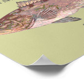 Groepervisillustratie Poster (Hoek)