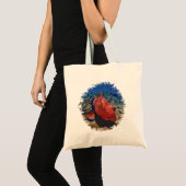 Groepervissen op koraal tote bag (Voorkant (product))