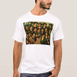 Groepportret van de afschietende onderneming t-shirt