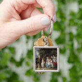Groepportret van de Colmore Familie Sleutelhanger (Hand)