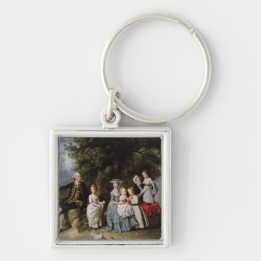 Groepportret van de Colmore Familie Sleutelhanger (Voorkant)