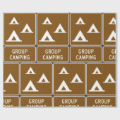 Groepscampingbord Cadeaupapier (Vlak)