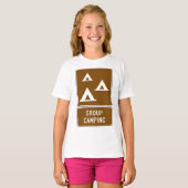 Groepscampingbord T-shirt (Voorkant volledig)
