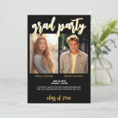 Groepsfeest van het Afstuderen - Joint Afstudeerde Kaart (Staand voorkant)