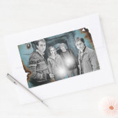 Groepsfoto 1 rechthoekige sticker (Envelop)