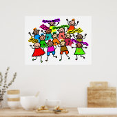 Groepsfoto Poster (Keuken)