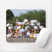 Groepsfoto van de Fubby's. Een vrolijk volkje. Muismat (Met muis)