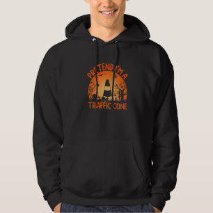 Groepshalloweenkostuums Doe alsof ik een verkeersk Hoodie