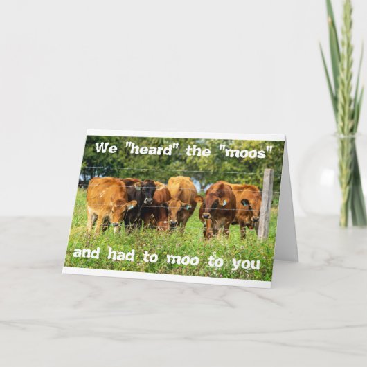 GROEPSKAART MET VEEL HUMOR "ONTVANGEN GRAAD" KAART (Voorkant)