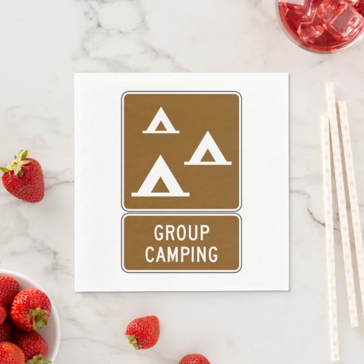 Groepskampeerteken Servet (Insitu)