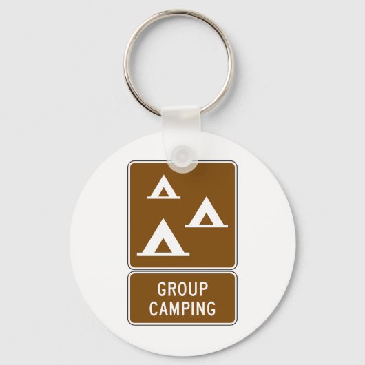 Groepskampeerteken Sleutelhanger (Voorkant)