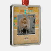 groepsknuffel metalen ornament (Rechts)