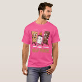 Groepsknuffel S'mores Marshmallow Chocolade Campin T-shirt (Voorkant volledig)