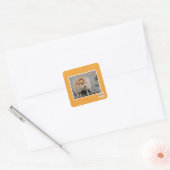 groepsknuffel vierkante sticker (Envelop)