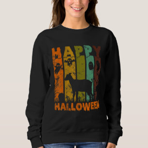 Groepspyjama bijpassend Halloween-kostuum Retro Ge Trui