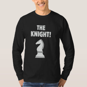 Groepsschaakbord Outfit en Paard Schaakstuk Co T-shirt