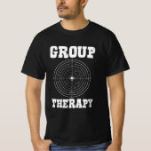 Groepstherapie Pro Pistolen Eigenaar Afzuigbereik T-shirt (Voorkant)