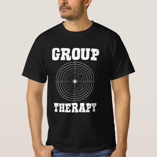 Groepstherapie Pro Pistolen Eigenaar Afzuigbereik T-shirt (Voorkant)