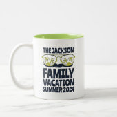  groepsvakantie met vakantie op maat tweekleurige koffiemok (Links)