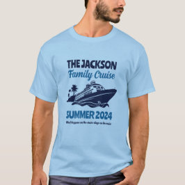 groepsvakantie voor cruisevakantie t-shirt
