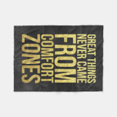 Groepszones voor investeerders fleece deken (Voorkant (Horizontaal))