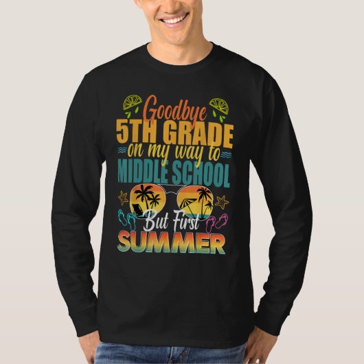 Groet 5e klas afstudeer T-shirts - 5e klas afgestu (Voorkant)