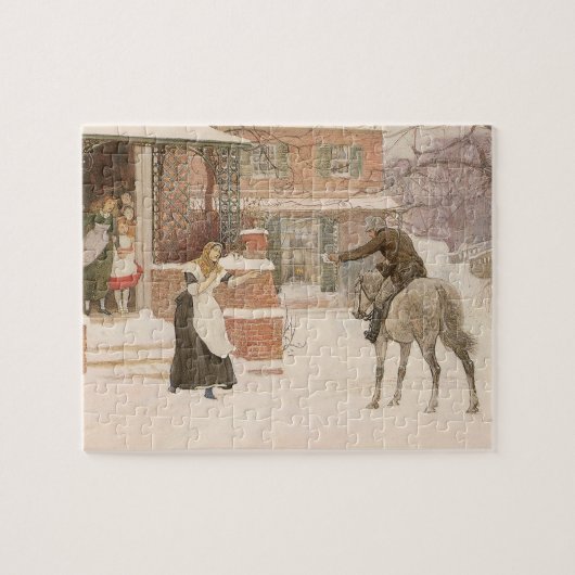 Groet aan de Postbode door Robert Walker Macbeth Legpuzzel (Horizontaal)
