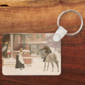 Groet aan de Postbode door Robert Walker Macbeth Sleutelhanger (Voorkant)