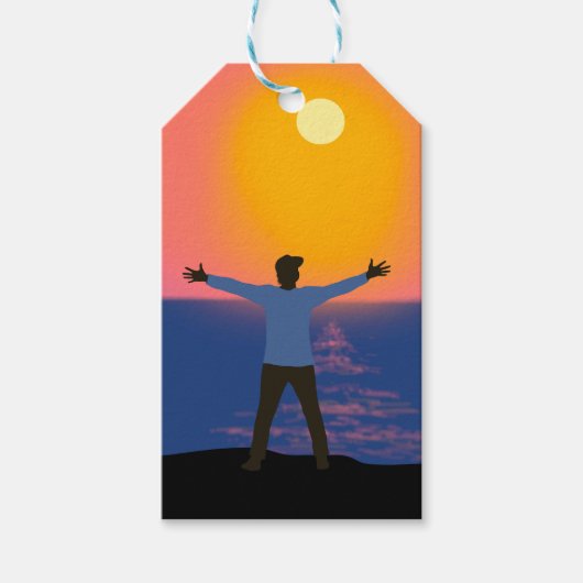 Groet aan de Zon Cadeaulabel (Voorkant)