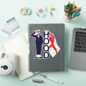 GROET AAN HMS HOOD STICKER (iPad Cover)