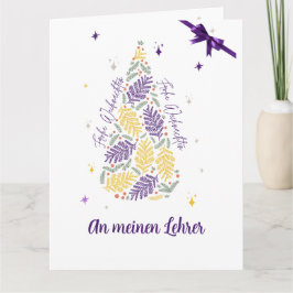 Groet aan leraren Duitse kaart