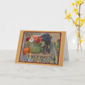 Groet~ Blank Kaart (Gele Bloem)