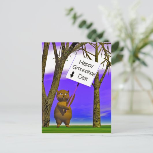 Groet Briefkaart (Staand voorkant)