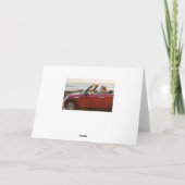 Groet die binnen Kerstman MinistrandSUP drijven Feestdagen Kaart (Achterkant)