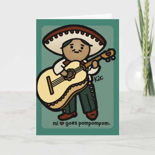 Groet Gringo. Kaart (Voorkant)