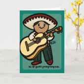 Groet Gringo. Kaart (Gele Bloem)