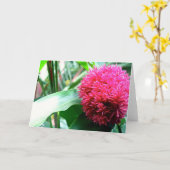 Groet Kaart (Gele Bloem)