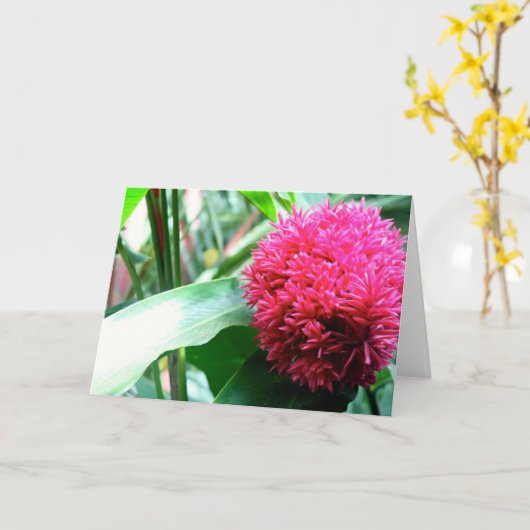 Groet Kaart (Gele Bloem)