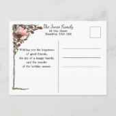   groet Thanksgiving Briefkaart (Achterkant)