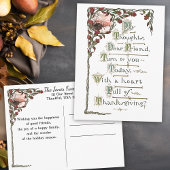   groet Thanksgiving Briefkaart