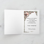   groet Thanksgiving Kaart (Binnen)