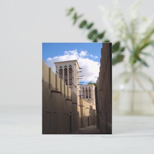 Groet uit Arabië Briefkaart (Staand voorkant)