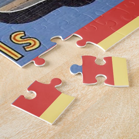  groet uit Chicago Legpuzzel (Zijkant)