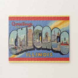 groet uit Chicago Legpuzzel