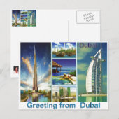 Groet uit Dubai door Mojisola A Gbadamosi Briefkaart (Voorkant / Achterkant)