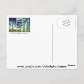 Groet uit Dubai door Mojisola A Gbadamosi Briefkaart (Achterkant)