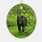 Groet uit het zwarte Beer van Poconos Keramisch Ornament (Links)