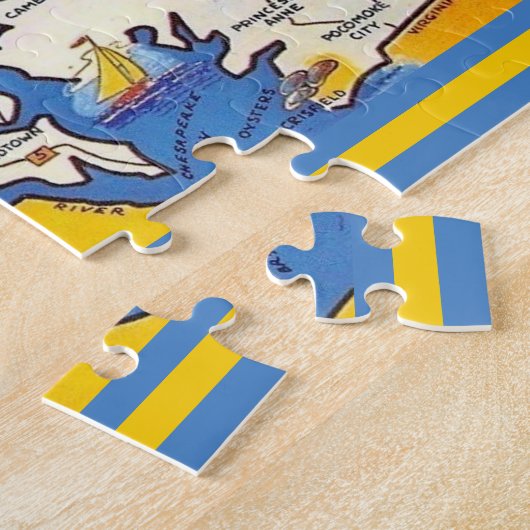 groet uit Maryland Legpuzzel (Zijkant)
