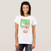 groet van 50e verjaardag t-shirt (Voorkant volledig)